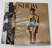 (S) 4 vintage show magazines