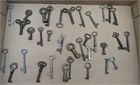 (S) skeleton and train keys 1-4in