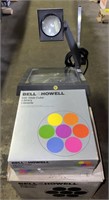 (JL) Bell & Howell Projector , 640 Slide Cubes