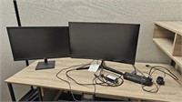 2 Monitors  + Dual Video Docking Station
