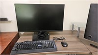 Asus 27" Monitor, Lenovo Keyboard & Mouse