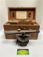 Berger Engineering Instruments and Box