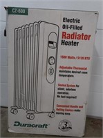 New Electric Oil-filled Radiator Heater-orig box