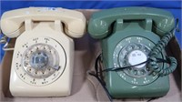2 Vintage Rotary Phones