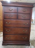 5 Drawer Wood Chest of Drawers-40x18x54"H