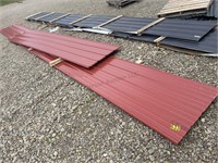 558 LF Crimson Red Metal Roofing