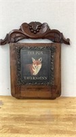 ‘The Fox Tavern & Inn’  decorator sign made from