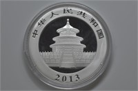 2013 Silver .999 1 ozt China Panda