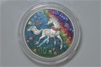 1997 Unicorn Colorized Round