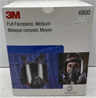3M Full Facepiece Mask 6800 - Sz M - NEW $150