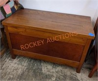 39in x 23in vintage wooden chest