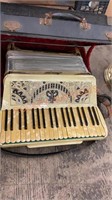 Vintage adamo accordion with case