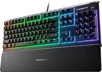 SteelSeries Apex 3 Wired RGB Gaming Keyboard - NEW