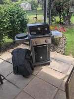 Weber grill-spirit with cover and bonus empty