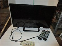 Element tv/gaming monitor w remotes - works