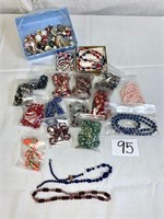 Jewelry - Colored Beads - Necklaces - Earrings