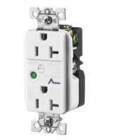 Duplex Receptacle with Light and Alarm