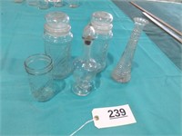 Jars, Vase, Glassware