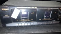 Teac auto reverse double cassette deck
