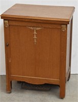 Antique Treadle Sewing Cabinet Very Pretty