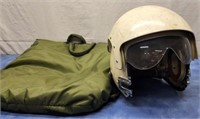 Vietnam Pilot's Helmet with bag