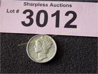 Uncirculated 1942 Mercury silver dime