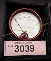 1920’s red bakelite volt meter