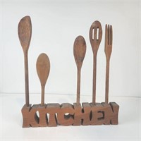 Kitchen Wood Spoon Holder