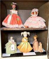 Vintage Dolls in Assorted Materials