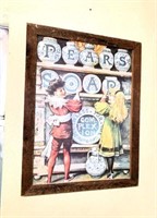 Vintage Pears Soap Advertising Poster
