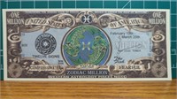 Pisces zodiac million dollar bank note