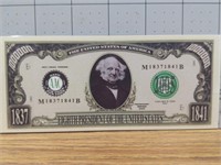 Martin Van Buren novelty banknote