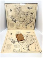 Texas Pioneer Trail Maps 1959