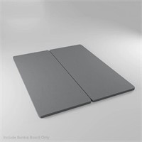Bunkie Board for Mattress/Bed Support, King Grey