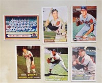 6- 1957 Topps Milwaukee Braves