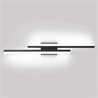 PRESDE 32in Dimmable Modern Black LED