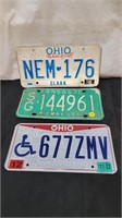 3 LICENSE PLATE LOT