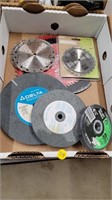 GRINDING WHEELS AND SAW BLADES
