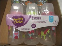 Nine parents choice baby bottles all new