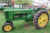 John Deere 50 narrow front gas tractor.