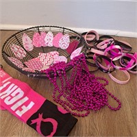 Breast Cancer Awareness Accessories Lot