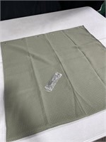 COTTON CURTAIN 72 x37IN GREEN