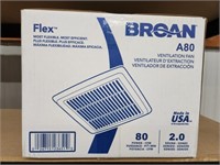NEW Broan Flex A80 ventilation fan