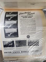 Vintage File Binder with 30 Plus Advertisements
