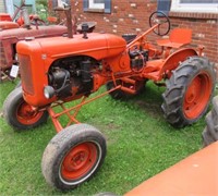 Allis-Chalmers B wide front gas tractor.