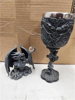 Dragon Statue & Goblet