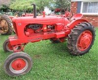 Allis-Chalmers WD wide front gas tractor.