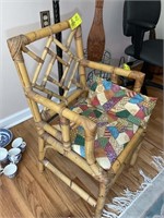 Bamboo inspired occasional chair