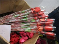 15 single roses plus rose bunches
