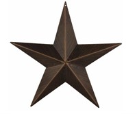 12" Rustic Dark Brown Texas Lone Star